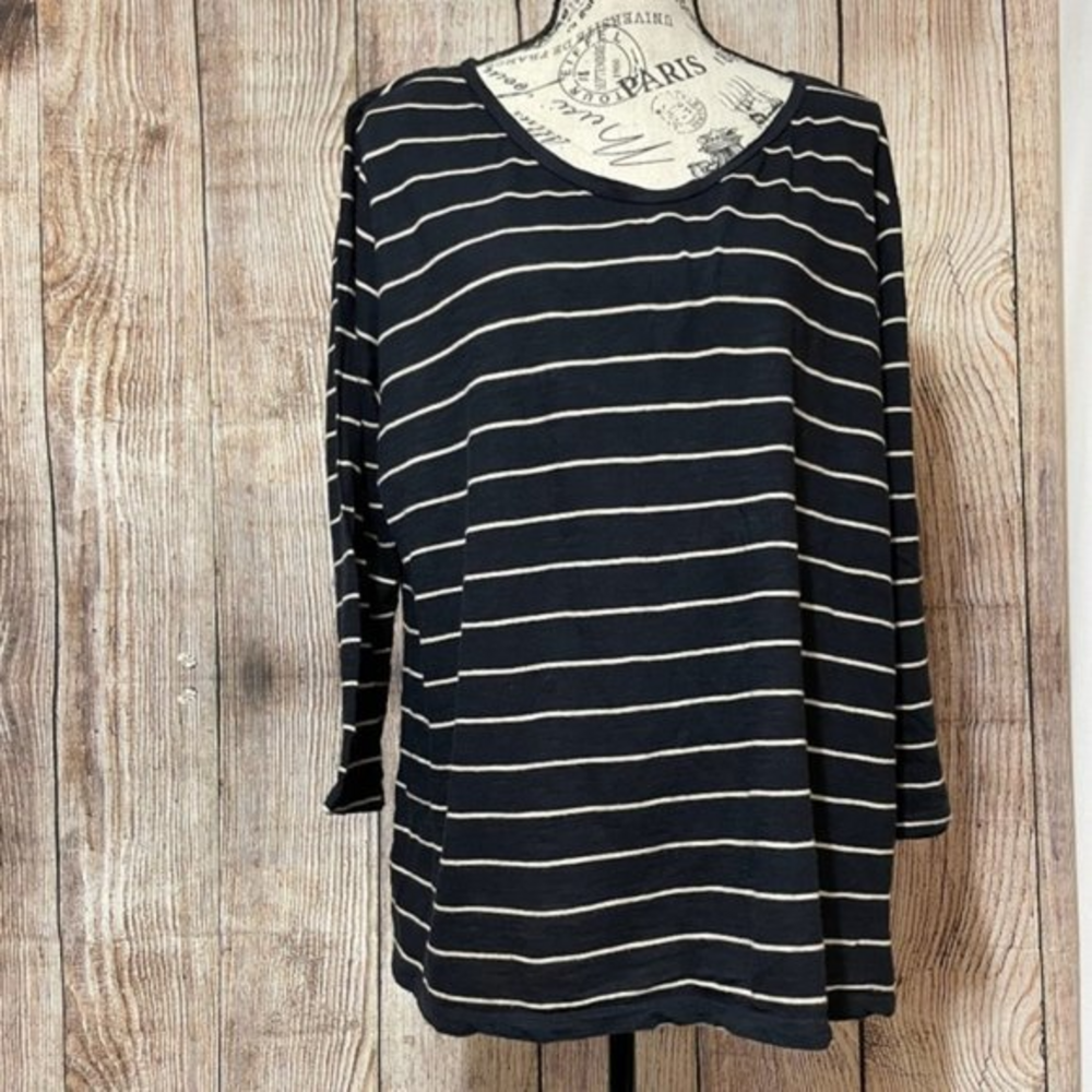 WOMAN New Directions weekend‎ Round Neck Plus Top